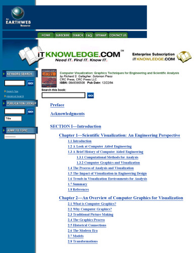 Computer Visualization: Graphics Techniques for Engineering and Scientific Analysis
