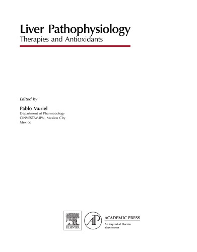 Liver Pathophysiology. Therapies and Antioxidants