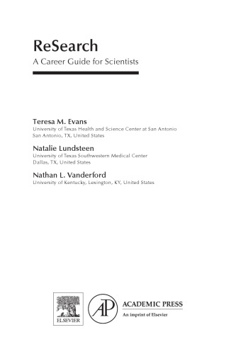 Re: Search. A Career Guide for Scientists