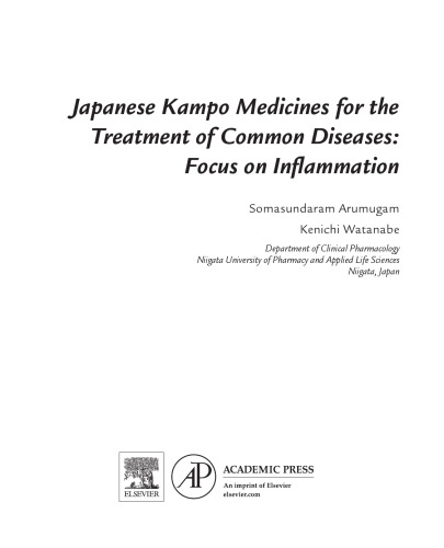 Japanese Kampo Medicines for the Treatment of Common Diseases: Focus on Inflammation