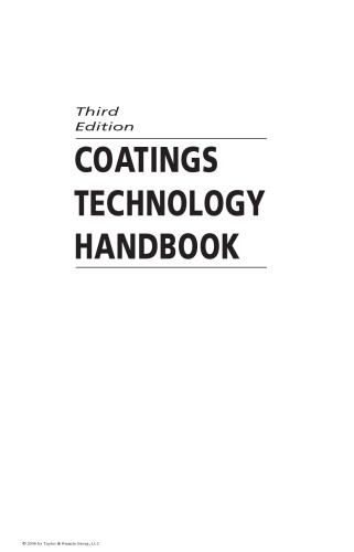 Coatings Technology Handbook