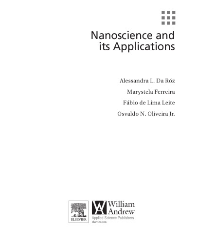 Nanoscience and its Applications. A volume in Micro and Nano Technologies