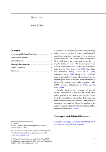 Atlas of Genetic Diagnosis and Counseling