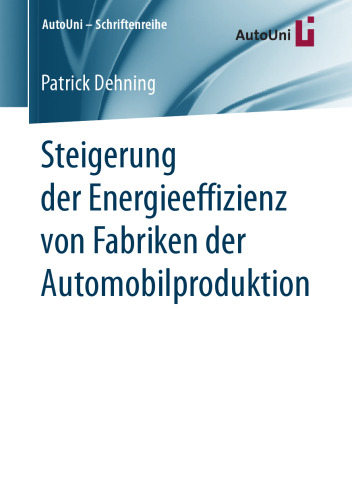 Steigerung der Energieeffizienz von Fabriken der Automobilproduktion