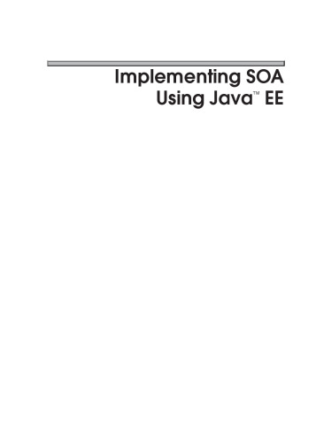 Implementing SOA Using Java EE