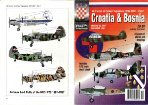 Air Forces of Former Yugoslavia 1991-1997 (Part 1).  Croatia and Bosnia (Insignia Air Force Special №2)