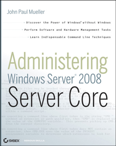 Administering Windows Server 2008 Server Core