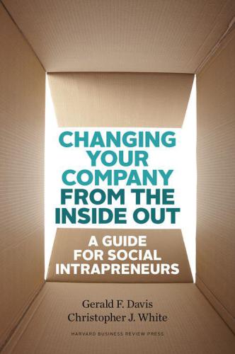 Changing Your Company from the Inside Out: A Guide for Social Intrapreneurs