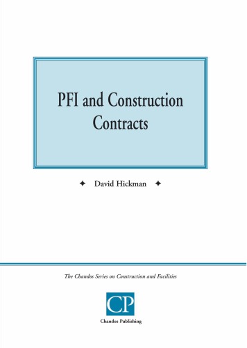 Pfi and Construction Contracts, Chandos on Construction & Facilities