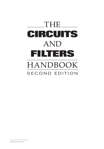 The Circuits and Filters Handbook