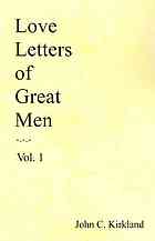 Love letters of great men