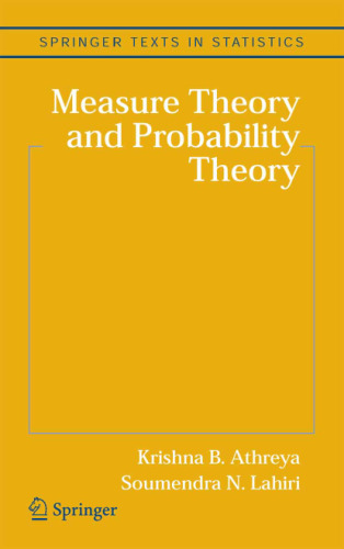 Measure Theory and Probability Theory