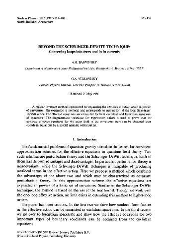 Covariant perturbation theory I. Beyond the Schwinger-DeWitt technique (Nucl.Phys.B 282)