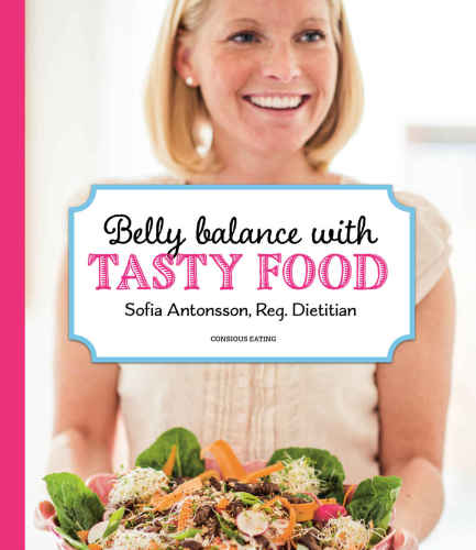 Belly balance with tasty food-