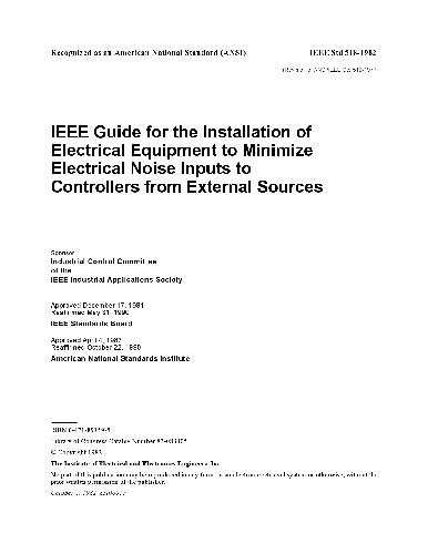 ieee std 518 1982 Noise control EMC