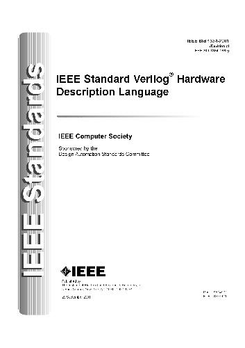 IEEE Std 1364-2001: Verilog Hardware Description Language