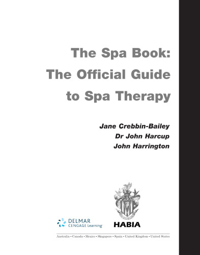 The Spa book : the official guide to spa therapy