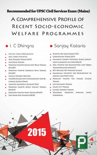 A Comprehensive Profile of Recent Socioeconomic Welfare Programmes: Recommended for UPSC Civil Services Exam