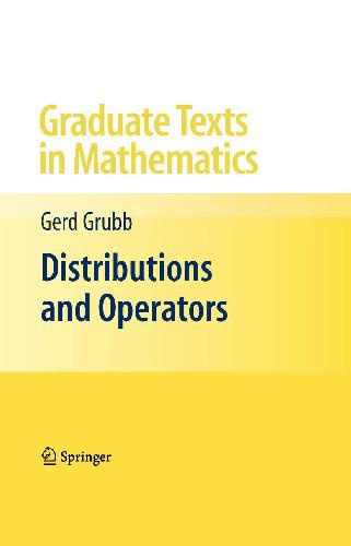 Distributions and Operators