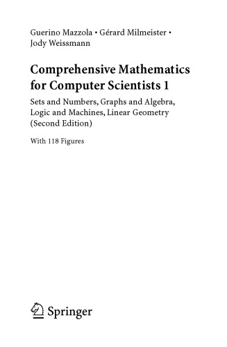 Comprehensive Mathematics for Computer Scientists 1