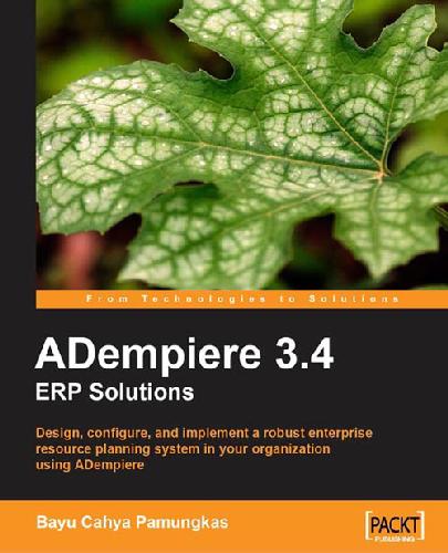 ADempiere 3.4 ERP Solutions