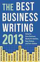 The Best Business Writing 2013