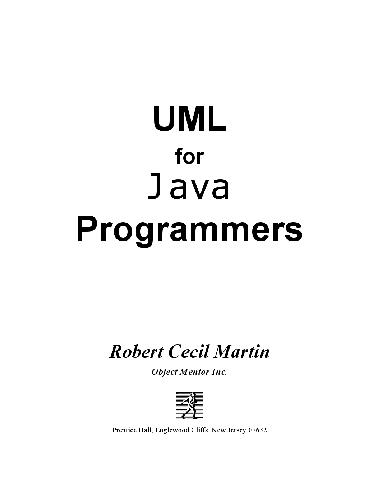 UML For Java Programmers