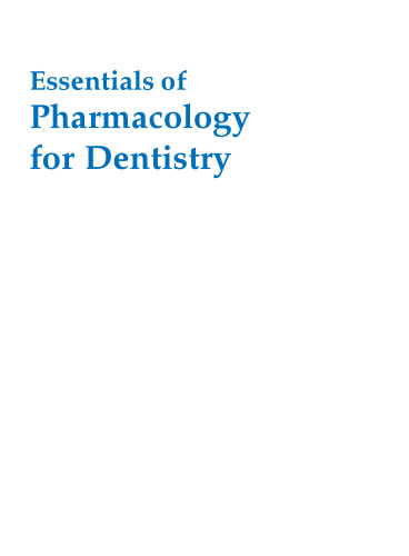 Jaypee Brothers 1 edition Essentials of Pharmacology for Dentistry