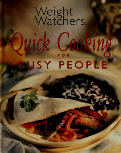 Weight Watchers Quick Cooking for Busy People