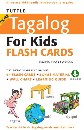 Tuttle More Tagalog for Kids Flash Cards Kit: (Tuttle Flash Cards)