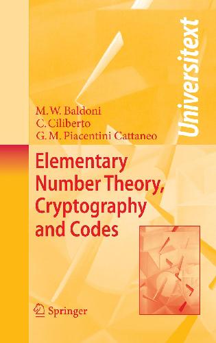 Elementary Number Theory, Cryptography and Codes