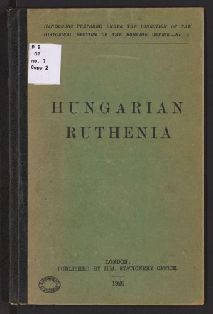 Hungarian Ruthenia