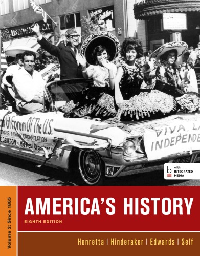 America’s History, Volume 2, 8th edition