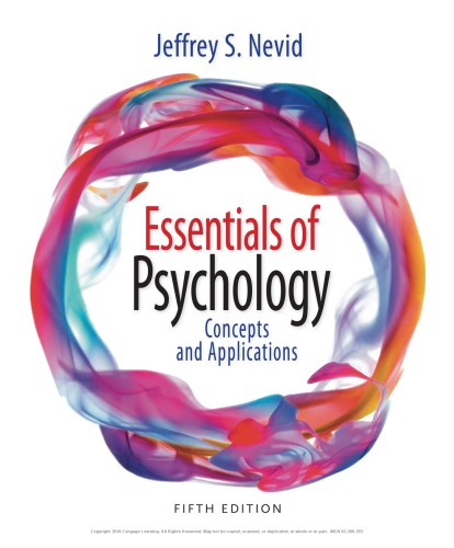 Essentials of Psychology: Concepts and Applications