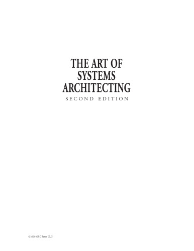 The Art of Systems Architecting