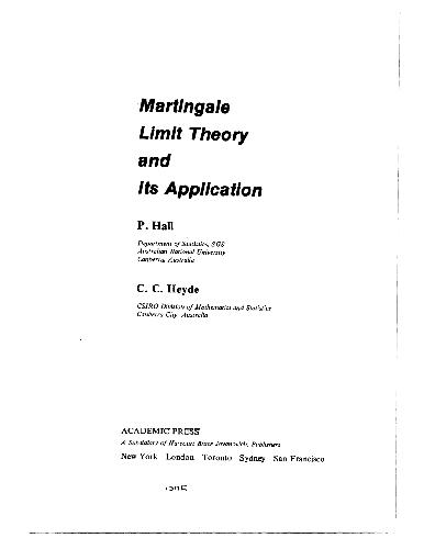 Martingale Limit Theory And Its Application