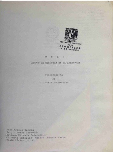 Trayectorias de ciclones tropicales 1871-1975