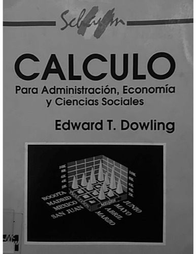 Calculo para administracion, economia y ciencias sociales