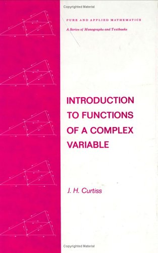 Introduction to Functions of a Complex Variable 