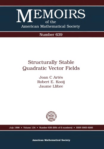 Structurally Stable Quadratic Vector Fields