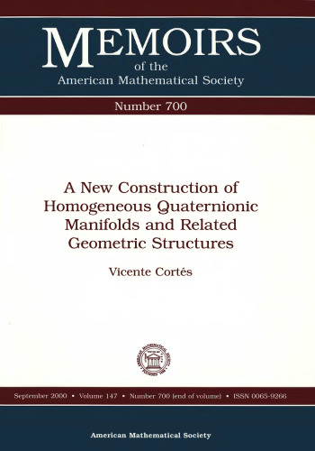 A New Construction of Homogeneous Quaternionic Manifolds and Related Geometric Structures