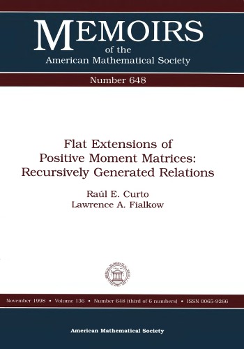 Flat extensions of positive moment matrices: recursively generated relations