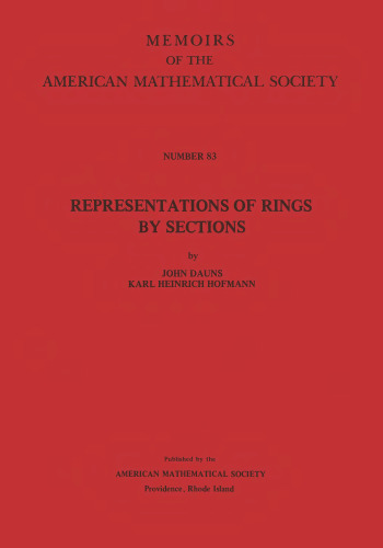 Representations of Rings by Sections