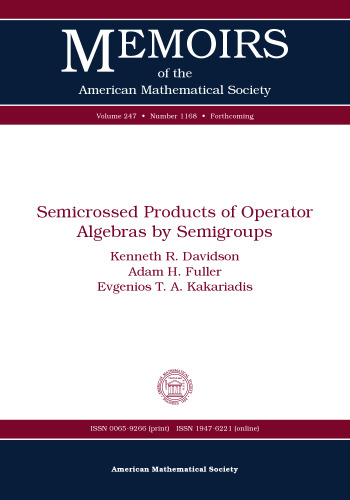 Semicrossed Products of Operator Algebras by Semigroups