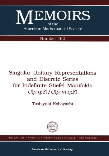 Singular Unitary Representations and Discrete Series for Indefinite Stiefel Manifolds U