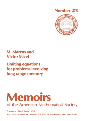 Limiting Equations for Problems Involving Long Range Memory