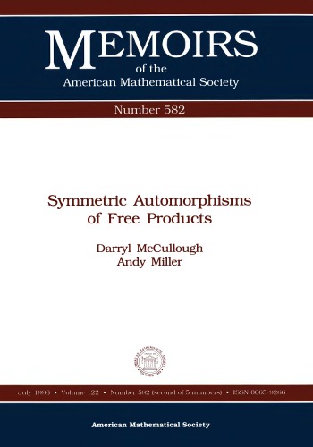 Symmetric Automorphisms of Free Products