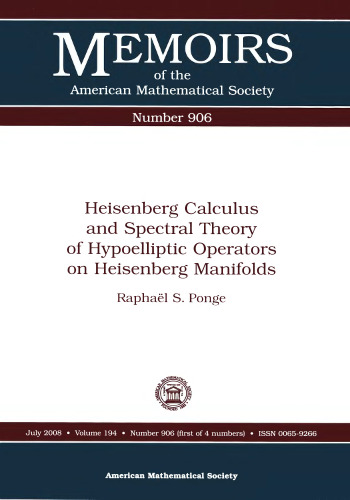 Heisenberg Calculus and Spectral Theory of Hypoelliptic Operators on Heisenberg Manifolds