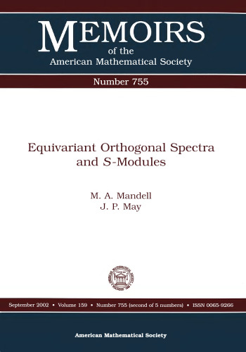 Equivariant Orthogonal Spectra and S-Modules