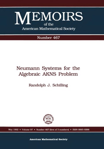 Neumann Systems for the Algebraic Akns Problem